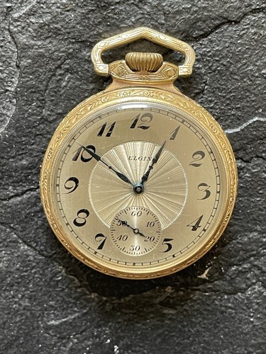 1928 art deco elgin pocket - 1928,
