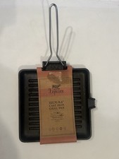 22cm/ 8.6” Skillet Cast-Iron Grill Fry Pan Pre-seasoned LEPICURE Sauté Pan New