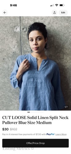 Cut loose solid - linen, split