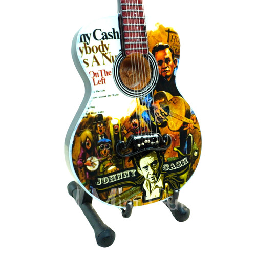 Miniature guitar johnny cash - miniature,