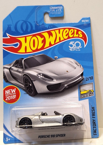 Hot wheels silver porsche 918 - hot,