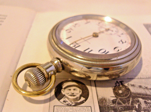 Pocket watch waltham - waltham, railway
