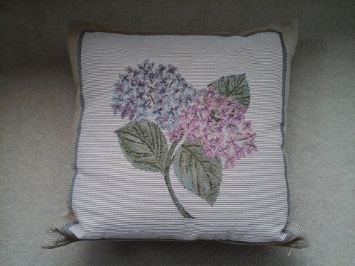 Large cushion floral zip - large, cushion,floral,