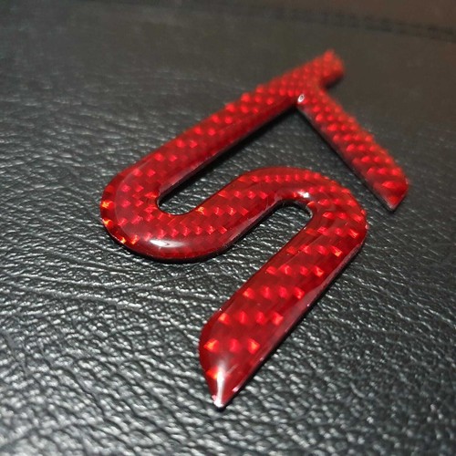 Rear red carbon - rear, fiber