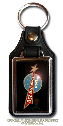 Bsa starfire faux leather key - starfire,