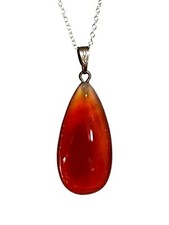 Carnelian Pendant Necklace