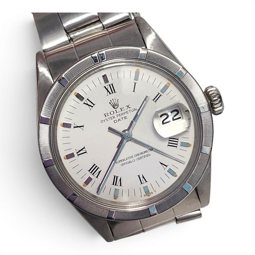 Rolex date steel white - mm,