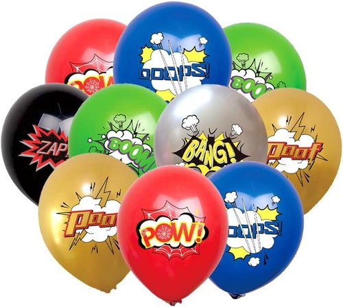 18pcs superhero balloons - 18pcs,