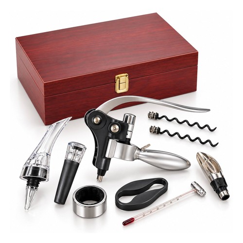 9pc wine opener accessory - wine,