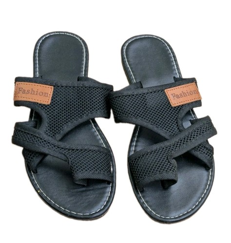Black mesh toe loop - black,