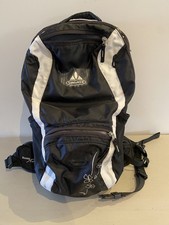 Vaude Roomy 12+3 Litre Cycling Backpack Black with reflective stripes. 