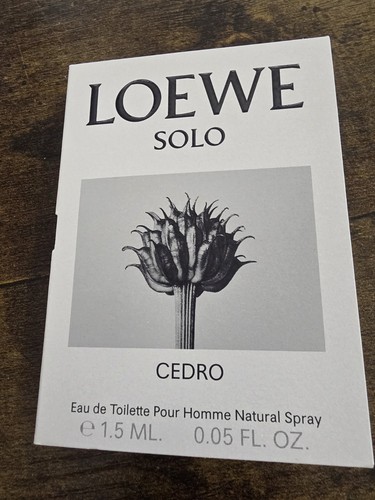 Loewe solo cedro - loewe, 1.5ml