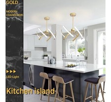 2 X Gold Chandeliers