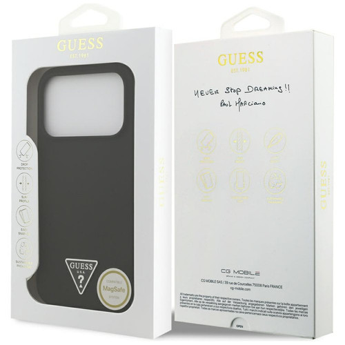 Guess silicone triangle logo - triangle,