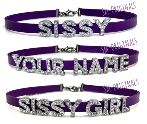 Purple bondage collar choker - collar,