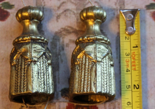 Pair french ormolu curtain - pair,