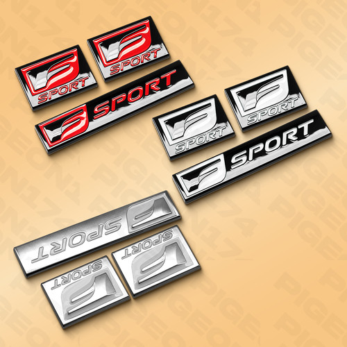 Fender trunk sport emblem - 3,
