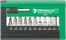 STAHLWILLE 1203 Bit-Set For Power Tools 96080115