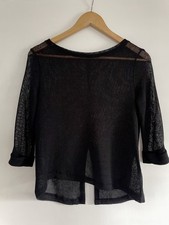 River Island Black Sheer Mesh