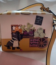 SALE Radley Lovely Jubbly market stall Leather  multiway Bag  Used