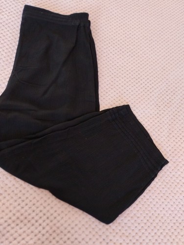 Black crinkle fabric summer - black,