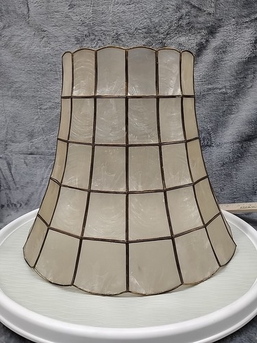 Vtg capiz shell bell - vtg,