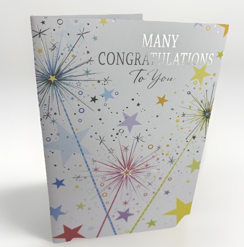 Many congratulations you - congratulations, to
