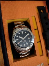 Spinnaker Croft 3912 GMT Automatic Dive Watch Limited Edition Black