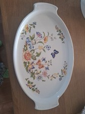 Aynsley "Cottage Garden" oval baker, roaster, or serving dish.