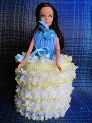 Hand knitted brunette ukranian - knitted,