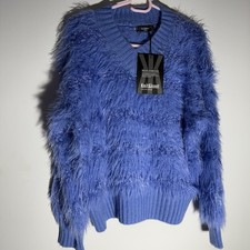 Knit & Knot Blue Fluffy Jumper
