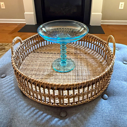 Vintage depression aqua - aqua, blue