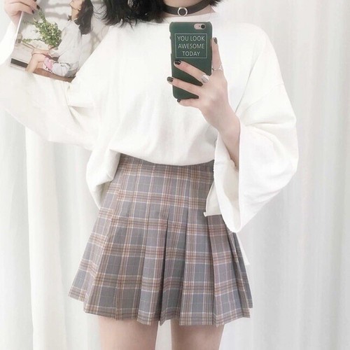 Korean style pleated grid - korean,