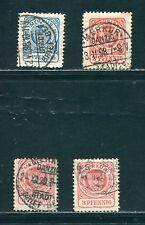 DANZIG CITY MERKUR LOCAL POSTS 1898 AND 1899