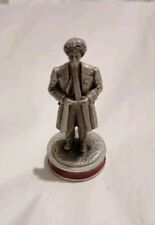 DOCTOR WHO THE SIXTH DR PEWTER CHESS PIECE - KING - PRODUCED BY DANBURY MINT ,.,