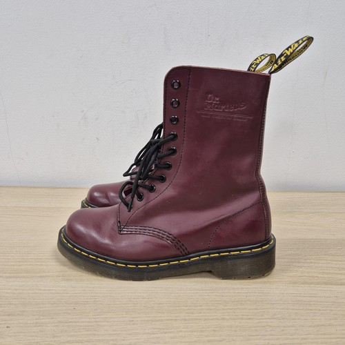 Martens 1490 red - red, leather