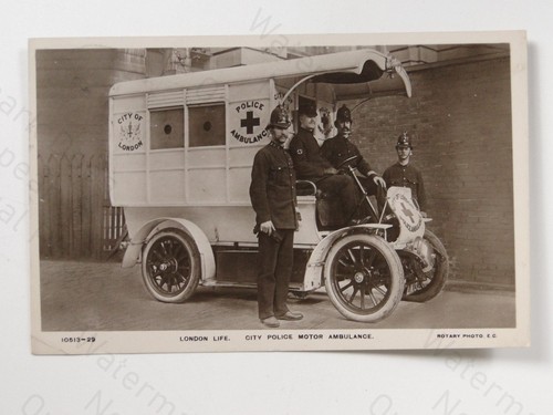 City police motor ambulance - city,
