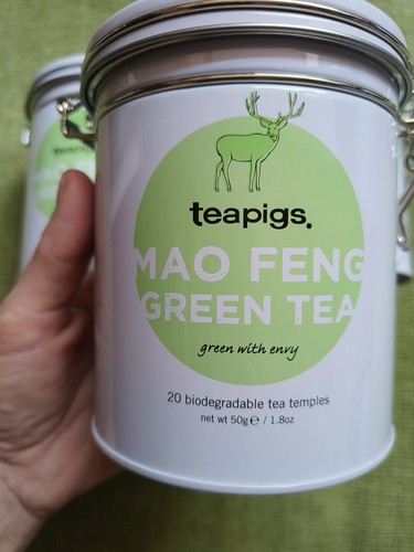 Tins tea pigs green - x,