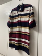 Men’s Titleist Short Sleeved Striped Polo Shirt Chest 44 Inches Golf Top