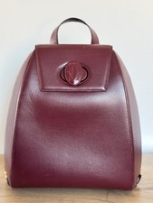 Cartier Must de Cartier Backpack Turn Lock Bordeaux Leather Authentic