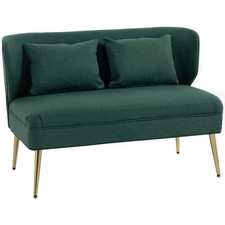 HOMCOM 2 Seater Sofa, Small