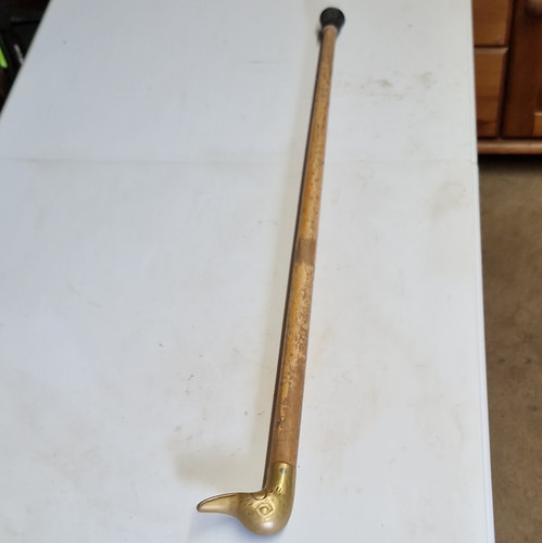 Vintage wooden walking stick - vintage,
