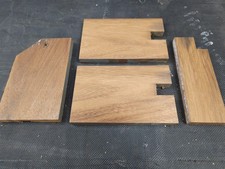 BURMESE TEAK HARDWOOD 124mm x 17mm x 195mm (TE46)