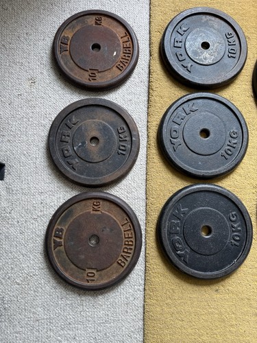 Cast iron inch weights - iron, 1