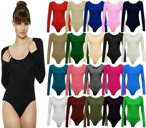Women long sleeve leotard - long,