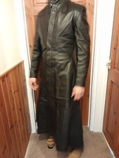 Matrix style long trench coat mens, medium, used but very good condition 