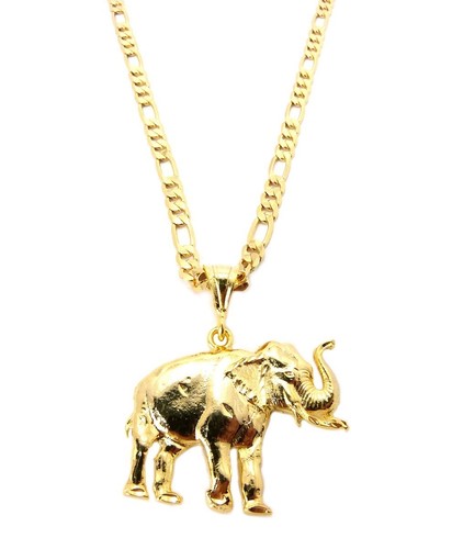 New elephant pendant 5mm - elephant,