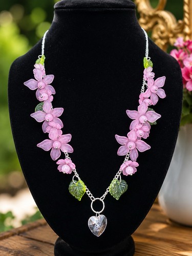 Fairycore pink floral - pink,