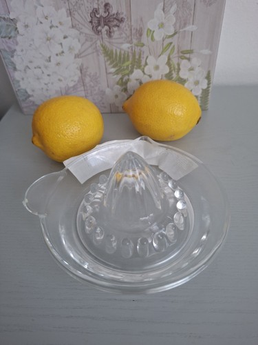 Glass fruit juicer lemon lime - glass,