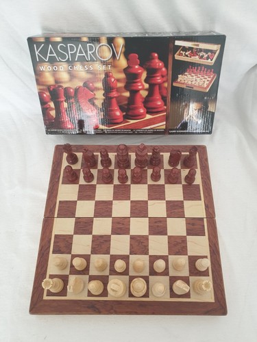 Kasparov wood chess set game - kasparov,